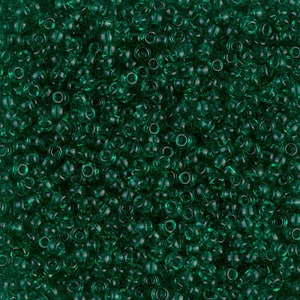 11-147, Miyuki 22g Transparent Emerald 11-147, Miyuki 22g Transparent Emerald