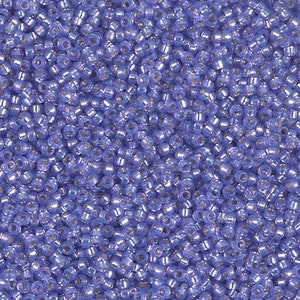 8-649, Miyuki 22g Silver Lined Violet Alabaster 8-649, Miyuki 22g Silver Lined Violet Alabaster