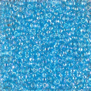 Miyuki ❤︎ Blue Lined Aqua, Miyuki 8/0, (339) - 22g Tube - Etsy