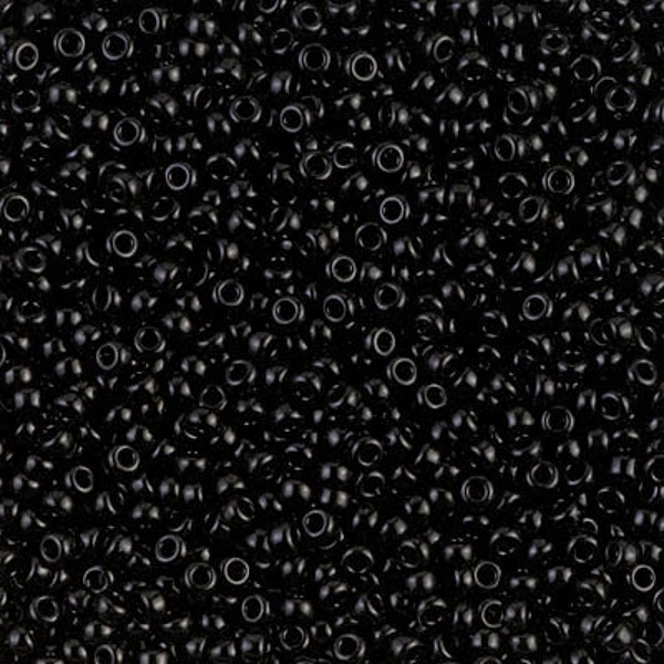 11-401 - Black - Miyuki 11/0 Seed Beads