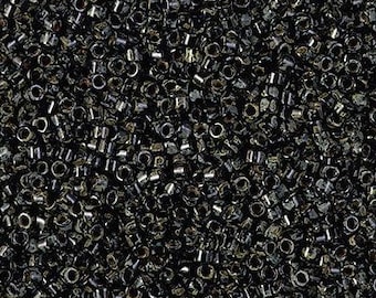 Miyuki 11/0 Delica - DB2261 - Black Picasso