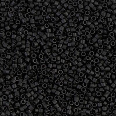 Miyuki 11/0 Delica - DB310 - Matte Black