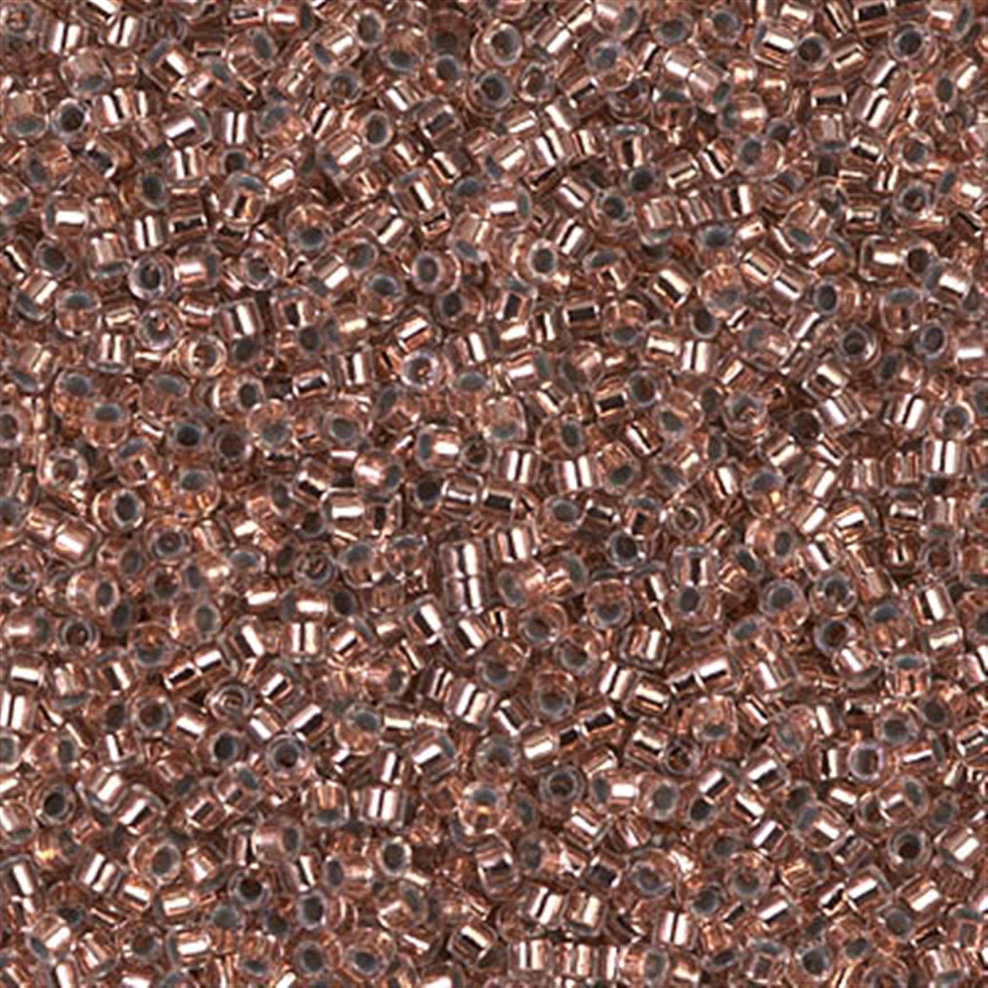 Miyuki 11/0 Delica - DB037 - Copper Lined Crystal - Etsy