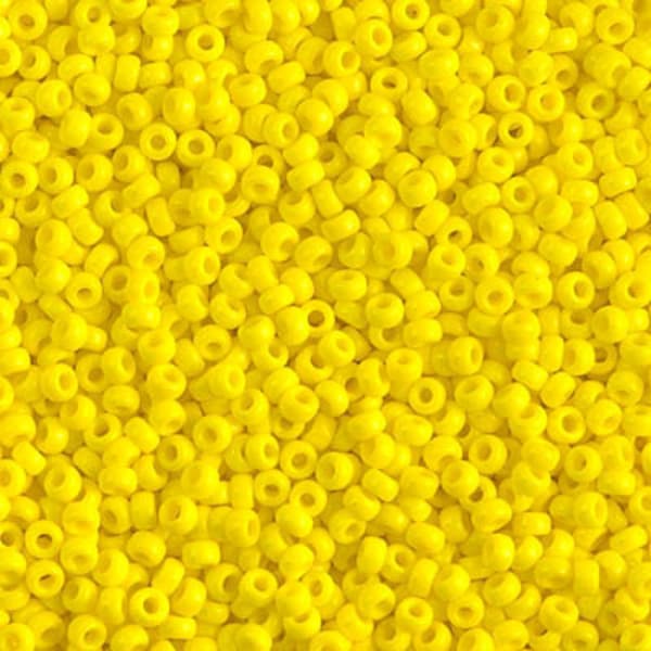 11-404 - Opaque Yellow - Miyuki 11/0 Seed Beads