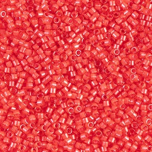DB00-2051, Miyuki 5.2g Luminous Poppy Red DB00-2051, Miyuki 5.2g Luminous Poppy Red