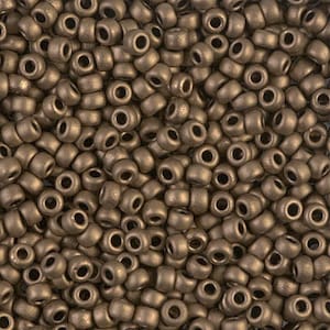 11-2006, Miyuki 22g Matte Metallic Dark Bronze 11-2006, Miyuki 22g Matte Metallic Dark Bronze