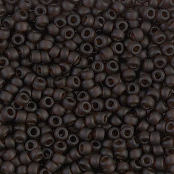 6-135F, Miyuki 20g Transparent Dark Brown 6-135F, Miyuki 20g Transparent Dark Brown