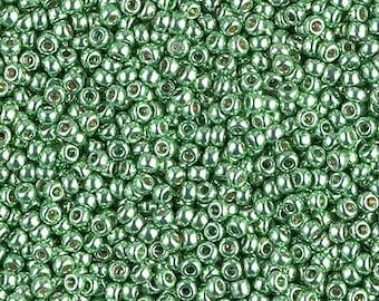 11-4214 - Duracoat Galvanized Dark Mint Green - Miyuki 11/0 Seed Beads