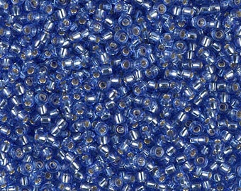 11-2431 - Silverlined Dark Cornflower Blue - Miyuki 11/0 Seed Beads