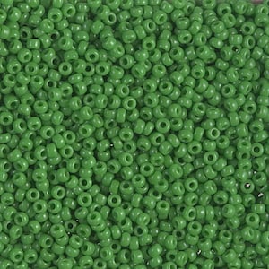11-411, Miyuki 22g Op Pea Green 11-411, Miyuki 22g Op Pea Green