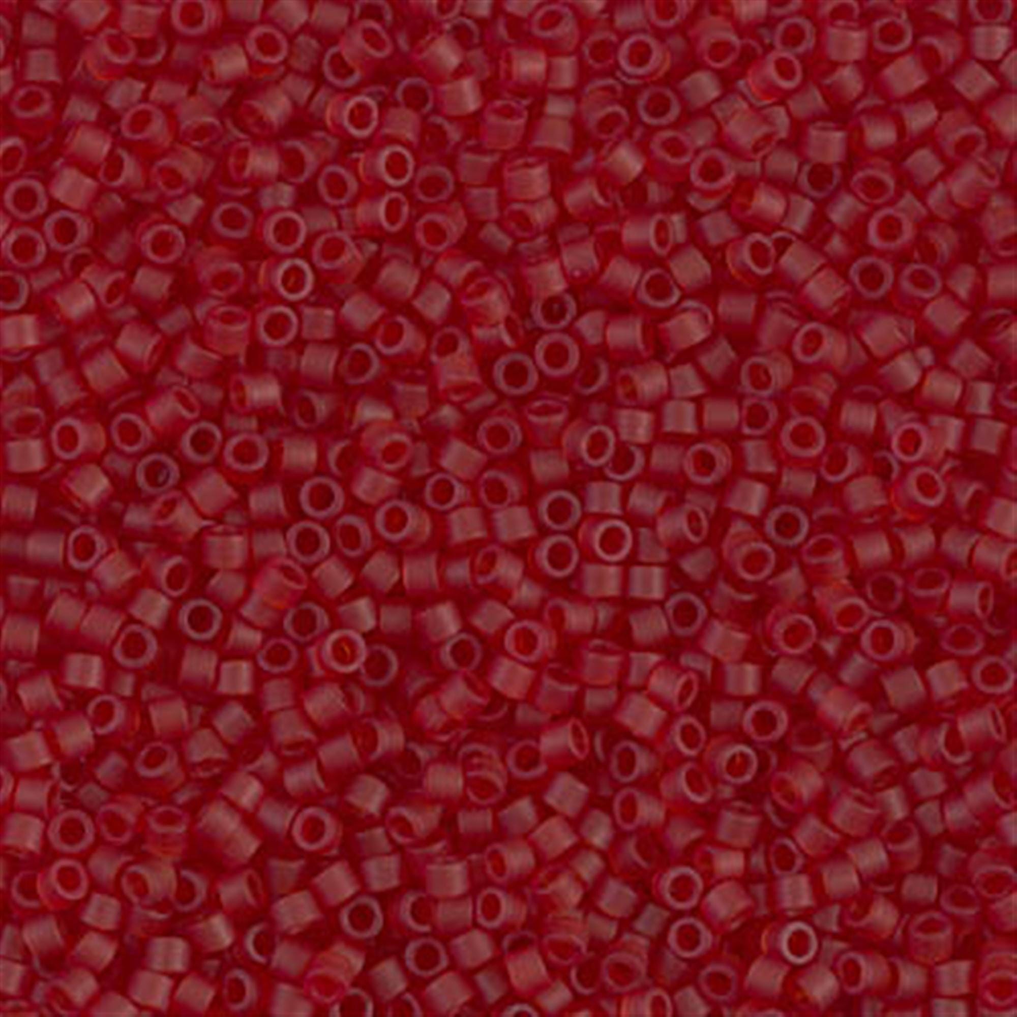 Miyuki 11/0 Delica - DB1262 - Matte Transparent Dark Cranberry - Etsy