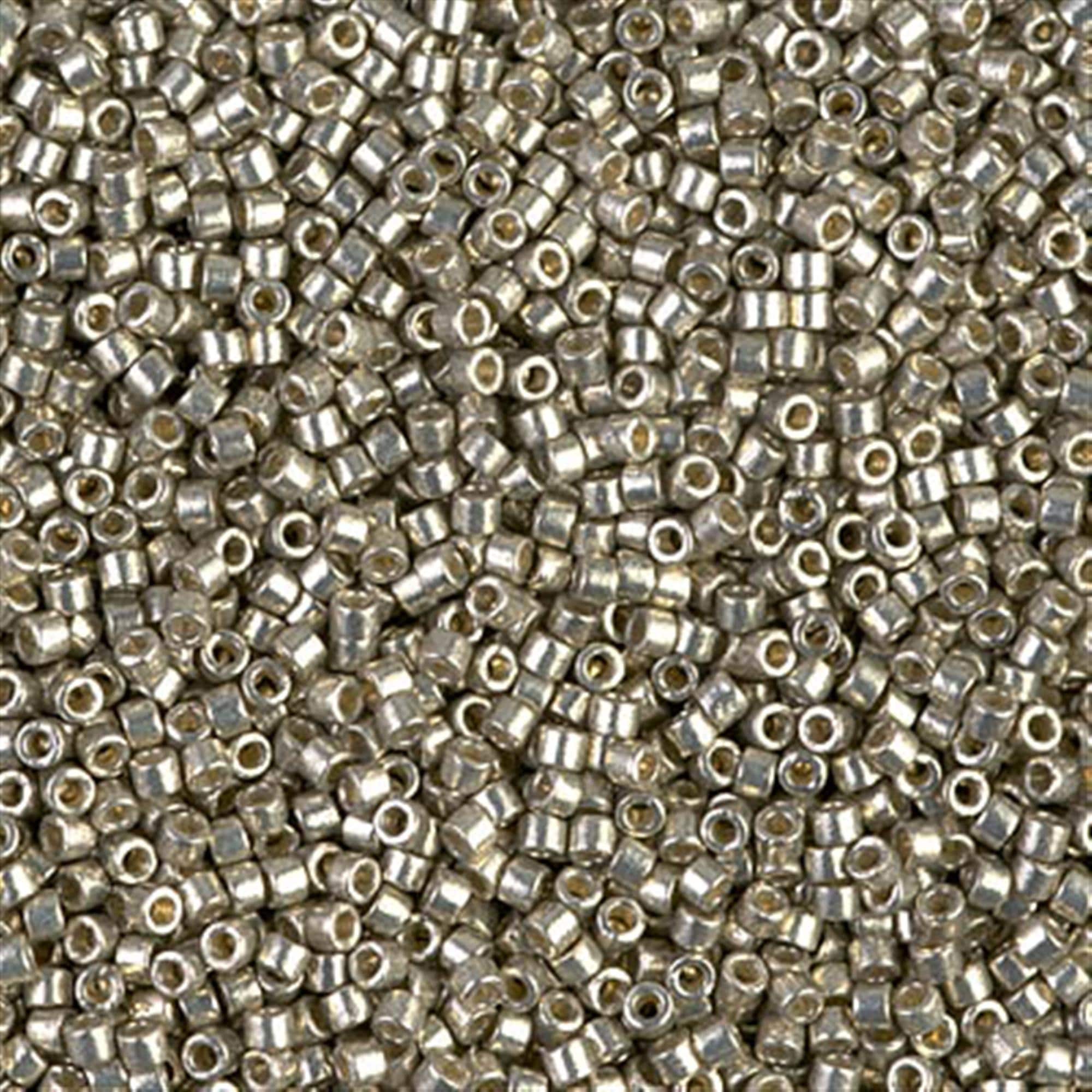Miyuki 11/0 Delica - DB1851 - Duracoat Galvanized Lt Smokey Pewter