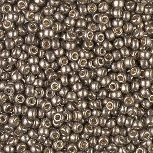 8-4222, Miyuki 22g Duracoat Galvanized Pewter 8-4222, Miyuki 22g Duracoat Galvanized Pewter