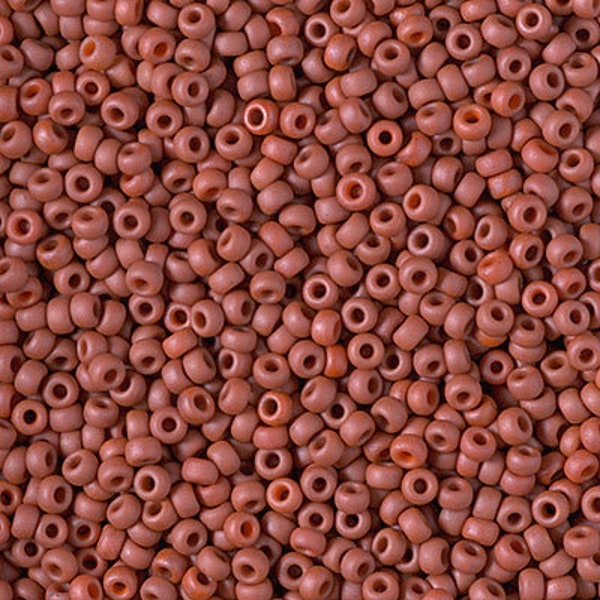 11-1236 - Matte Opaque Terra Cotta - Miyuki 11/0 Seed Beads
