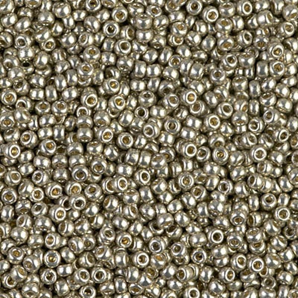 11-4221 - Duracoat Galvanized Light Pewter - Miyuki 11/0 Seed Beads