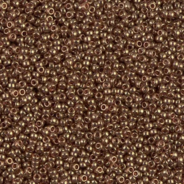 15-1882 - Dark Topaz Gold Luster - Miyuki 15/0 Seed Beads