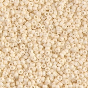 11-492, Miyuki 22g Op Dk Cream 11-492, Miyuki 22g Op Dk Cream