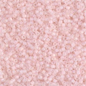 Miyuki 11/0 Delica - DB868 - Matte Transparent Pink Mist AB