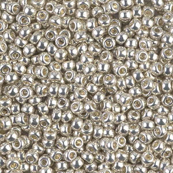 8-1051 - Galvanized Silver - Miyuki 8/0 Seed Beads