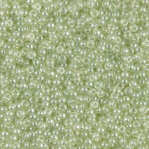 11-371, Miyuki 22g Pale Moss Green Luster 11-371, Miyuki 22g Pale Moss Green Luster