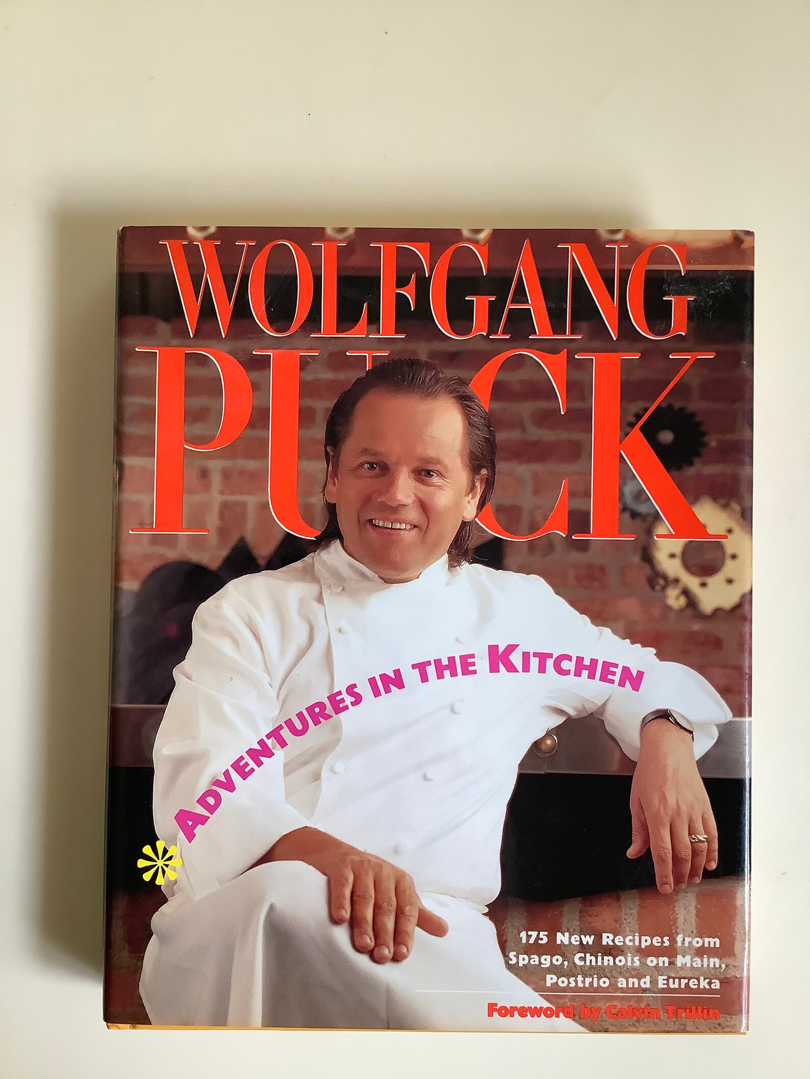 Vintage 90s Cookbook Wolfgang Puck Adventures in the Kitchen Etsy