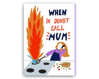 Funny Mum Mother’s Day Card – Humorous Gift for Mother