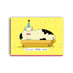 Funny Birthday Card, Cat Birthday Card, Funny Cat Card, Cat pun card, card for girlfriend, card for mum, birthday cards, birthday card, cat