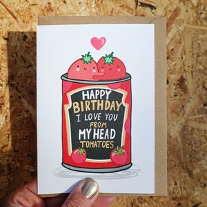 Funny Birthday Card for husband, boyfriend, girlfriend, mum, wife, happy birthday card, I love you, birthday cards for him image 2