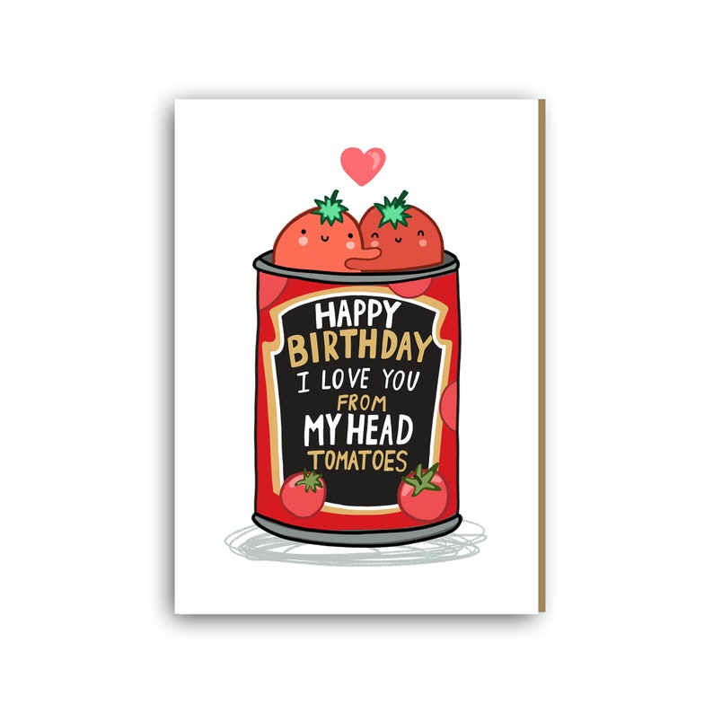 Funny Birthday Card for husband, boyfriend, girlfriend, mum, wife, happy birthday card, I love you, birthday cards for him image 1