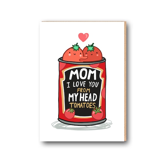 Mothers Day Card, Cute, Funny, Birthday Card for Mom, Mothers Day