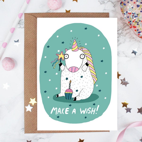 SALE: Funny Birthday Card, Unicorn Gift, Unicorn Card, Funny Birthday Gift, Unicorn Birthday Card, childrens birthday cards, cards for kids