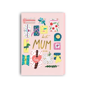 mother&#39;s day card, Card for mum, Birthday card for mum, best mum ever card, gift for mum, mothers day gift, mothers day, mothers day gifts