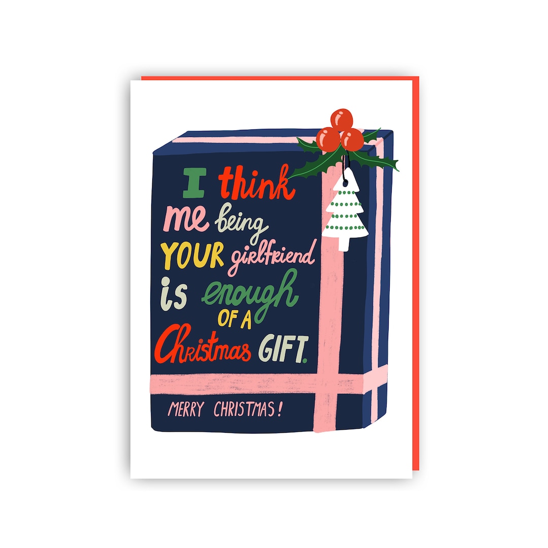 彼氏への面白いクリスマスカード：彼女へのプレゼントカード - Etsy 日本, image size:1080x1080