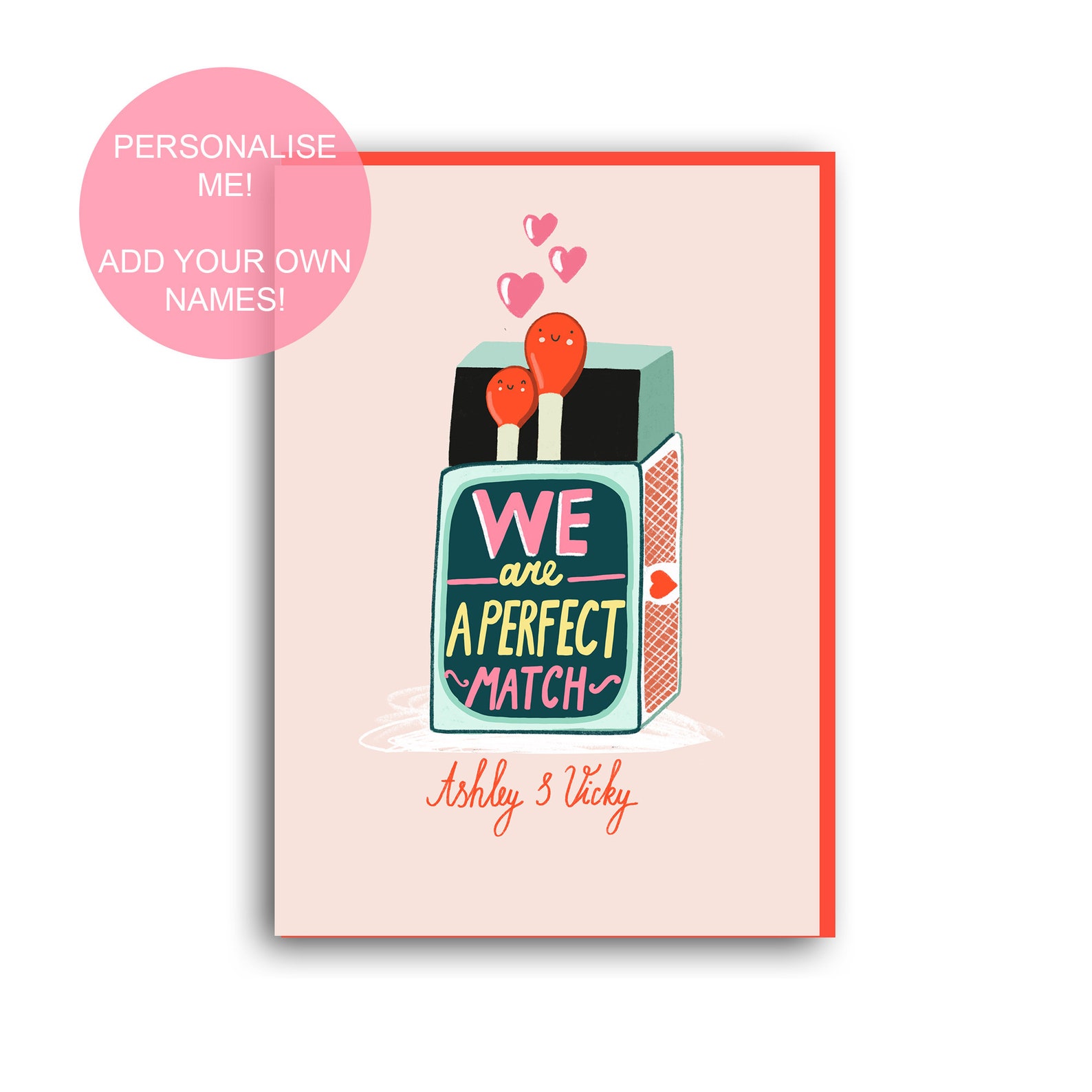 Funny Personalized Valentines Card Valentines Day Gift for Etsy