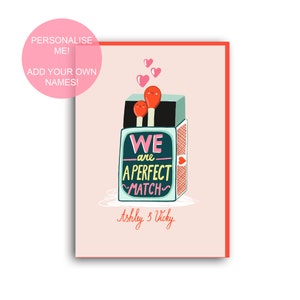 Lustige personalisierte Valentinstagskarte, Valentinstagsgeschenk für ihn, Geschenk für Freund, Geschenk für Ehemann, personalisierte Geschenke,