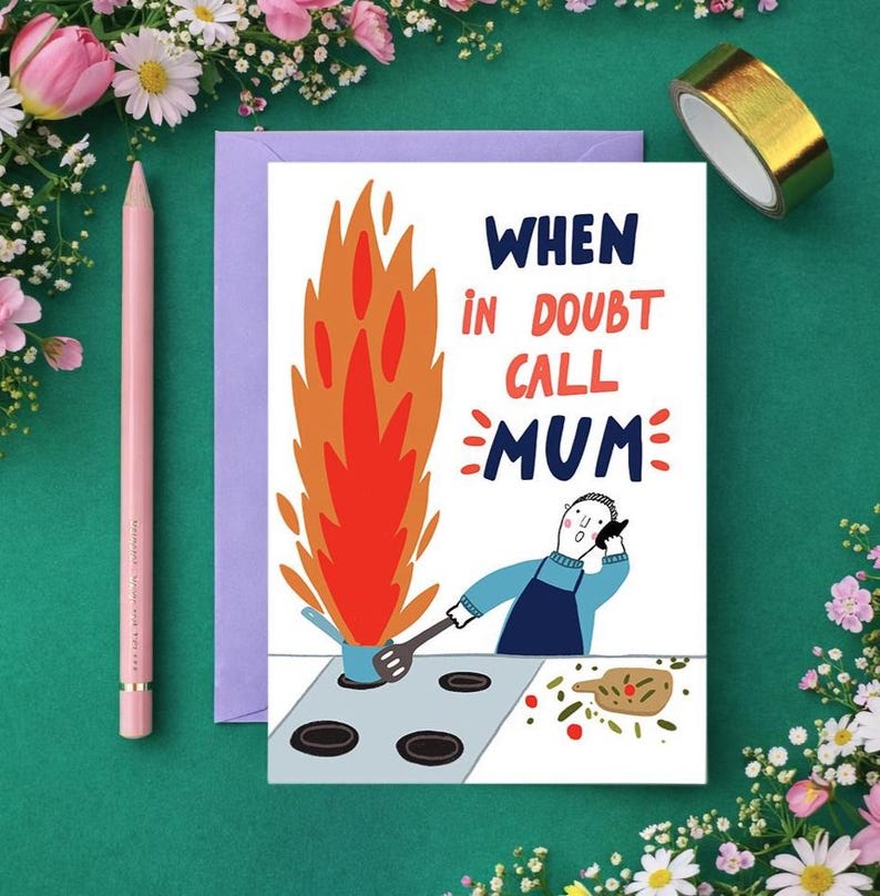 Funny Mum Mother’s Day Card – Humorous Gift for Mother image 2