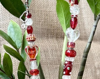 Beaded Fairy Garden Wand/Plant Stake 12”