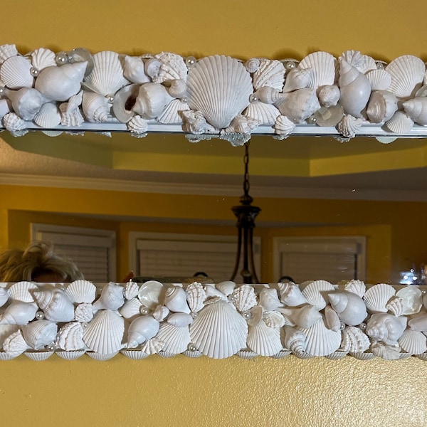 Handmade Seashell Mirror