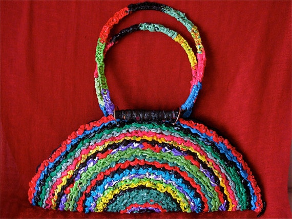 purses made from recycled plastic