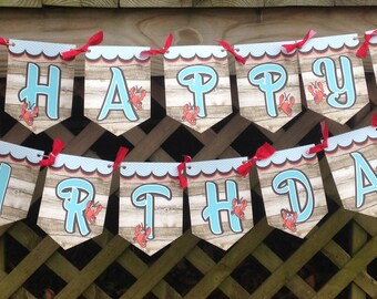 Crawfish Banner, Crawfish Birthday, Laissez Les Bon Temps Rouler, Engagement, Shower, Graduation, Crayfish, Lobster, Crawfish Boil