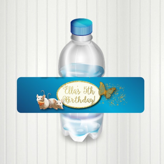 Cinderella Water Bottle Label, Party, Cinderella , Cinderella Bottle Label, Cinderella PartyBirthday, Water Bottle Label Il_570xn