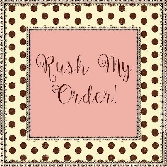 RUSH My Order, One Day Processing, Rush Fee, One Day Processing Il_570xn