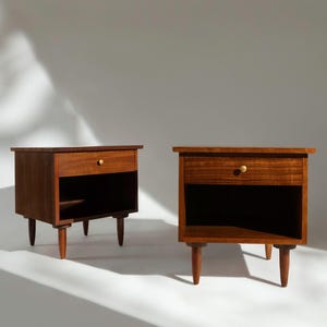 George Nakashima Origins Nightstands for Widdicomb, 1950&#39;s