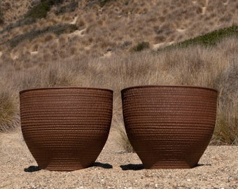 David Cressey Pro Artisan 'Rectangle' Stoneware Planters for Architectural Pottery. 2 Available