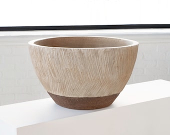 Stan Bitters Large Glazed Scratch Planter for Hans Sumpf, 1960s