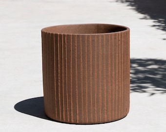 David Cressey Pro Artisan "Linear" Cylinder Planter for Architectural Pottery, 4 Available