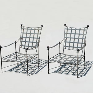 Pair of Amalfi Lounge Chairs by Mario Papperzini for Salterini, 1950&#39;s