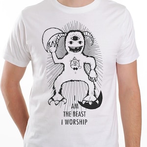 Camisa Death Grips, Camisa con letras de Death Grips, Soy la bestia que adoro, Regalo para los fanáticos del hiphop clandestino, Camiseta de subcultura