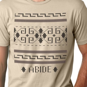 The Dude Abides T-shirt: Big Lebowski Sweater Design