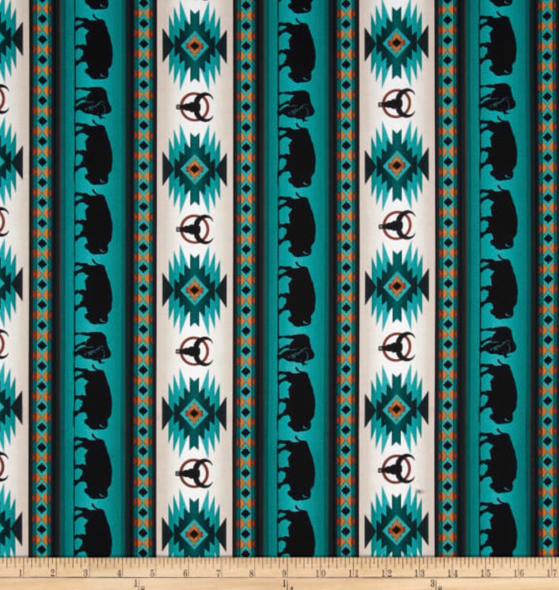 One Southwestern Native American Face Masks With Buffalo Etsy